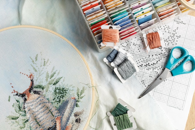 Warsztat haftu — tablica wzorów